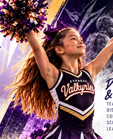 Cypress Valkyries cheerleader