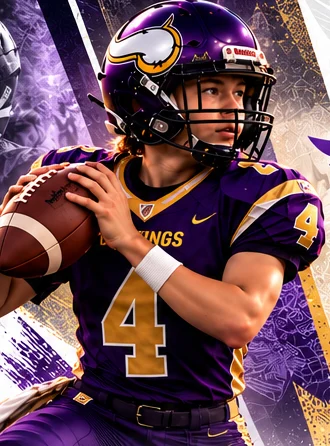 Vikings quarterback number four